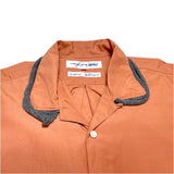(designers) 1990'S～ MADE IN FRANCE COMME des GARCONS SHIRT COLLAR WOOL PANELED DESIGN LOOP COLLAR SHIRT