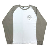 (designers) 2000'S～ MORE ABOUT LESS DOUBLE SIDDED PRINT RAGLAN SLEEVE LONG SLEEVE T-SHIRT