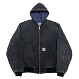 (VINTAGE) 1990'S～ MADE IN USA CARHARTT BLACK DENIM ACTIVE JACKET
