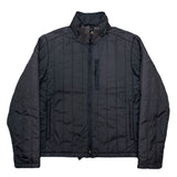 (VINTAGE) 1990'S～ POLO RALPH LAUREN FADED PADDED NYLON SINGLE BREASTED BIKER JACKET