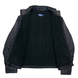 (VINTAGE) 1990'S～ POLO RALPH LAUREN FADED PADDED NYLON SINGLE BREASTED BIKER JACKET
