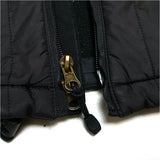 (VINTAGE) 1990'S～ POLO RALPH LAUREN FADED PADDED NYLON SINGLE BREASTED BIKER JACKET