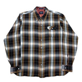 (vintage) 1980'S～ ARROW Brigade MARVELLA SHADOW PLAID RAYON SHIRT