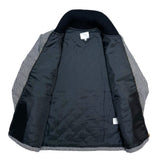 (VINTAGE) MADE IN ENGLAND Yarmo HICKORY STRIPE PADDED PHARAOH COAT