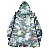 (DESIGNERS) 2000'S～ Hussein Chalayan X PUMA TOTAL PATTERN PRINT NYLON ZIP UP HOODIE