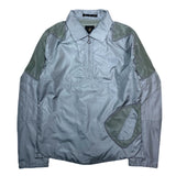 (DESIGNERS) MADE IN JAPAN ato MESH PANELED HALF ZIP THIN PADDED JACKET