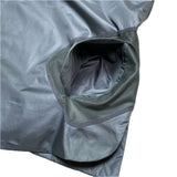 (DESIGNERS) MADE IN JAPAN ato MESH PANELED HALF ZIP THIN PADDED JACKET