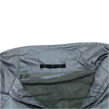 (DESIGNERS) MADE IN JAPAN ato MESH PANELED HALF ZIP THIN PADDED JACKET