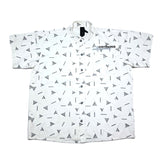 (DESIGNERS) 2000'S～ BERNHARD WILLHELM TOTAL PATTERN PRINT STAND UP COLLAR SHORT SLEEVE BOX SHIRT JACKET