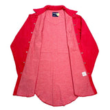 (vintage) 1980'S～ MADE IN USA WRANGLER YARN DYED RED DENIM WESTERN SHIRT