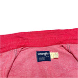(vintage) 1980'S～ MADE IN USA WRANGLER YARN DYED RED DENIM WESTERN SHIRT