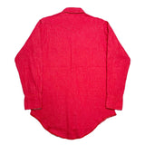 (vintage) 1980'S～ MADE IN USA WRANGLER YARN DYED RED DENIM WESTERN SHIRT