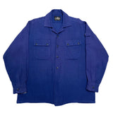 (vintage) 1960'S～ Champion FADED PLAIN LOOP COLLAR BOX FLANNEL SHIRT