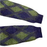 (DESIGNERS) NEW MADE IN JAPAN Needles DIAMOND PATTERN MOHAIR KNIT CARDIGAN