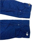 (DESIGNERS) MADE IN JAPAN CORONA STAR DOT PATTERN INDIGO DYED BLAZER JACKET