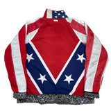 (DESIGNERS) MADE IN JAPAN OLD PARK REMAKE BANDANA PATCHWORK HALF ZIP ANORAK