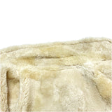 (VINTAGE) 1980'S～ UNKNOWN SHAWL COLLAR SHEEPSKIN SHERPA VEST