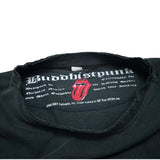 (DESIGNERS) 2003 BUDDHISTPUNK ROLLING STONES PRINT & PATCH T-SHIRT