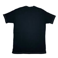 (DESIGNERS) 1990'S～ MADE IN JAPAN ISSEY MIYAKE MEN SILVER TAG FRONT RANDOM STITCHED DESIGN T-SHIRT