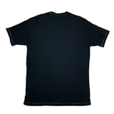 (DESIGNERS) 1990'S～ MADE IN JAPAN ISSEY MIYAKE MEN SILVER TAG FRONT RANDOM STITCHED DESIGN T-SHIRT