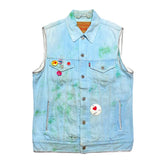 (vintage) 2000'S～ UNKNOWN Levi's 70506 REMAKE The Smiths CUTOFF TRUCKER JACKET VEST