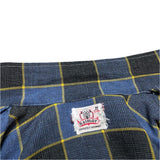(vintage) 1960'S～ Balmor PLAID PATTERN RAYON LOOP COLLAR BOX SHIRT