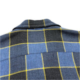 (vintage) 1960'S～ Balmor PLAID PATTERN RAYON LOOP COLLAR BOX SHIRT
