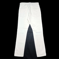 (DESIGNERS) MADE IN JAPAN UNUSED DISTRESSED 5 POCKET COLOR DENIM PANTS