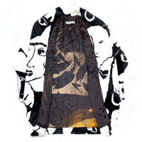 (VINTAGE) 1990'S～ MADE IN USA DONNY BROOK ALL OVER FACE PATTERN PRINT FAUX FUR COAT