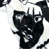 (VINTAGE) 1990'S～ MADE IN USA DONNY BROOK ALL OVER FACE PATTERN PRINT FAUX FUR COAT
