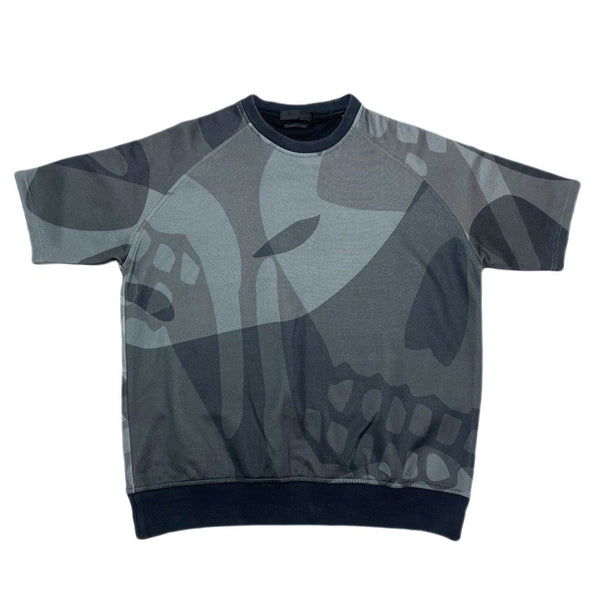 (DESIGNERS) MADE IN ITALY Alexander McQueen ALL OVER PRINT SHORT SLEEVE SWEAT SHIRT