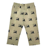 (DESIGNERS) MADE IN JAPAN Sasquatch Fabrix ALL OVER PRINT THREE QUARTER LENGTH CHINO PANTS