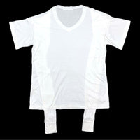 (DESIGNERS) MADE IN JAPAN LIMI feu V NECK BIG T-SHIRT WITH LONG SLEEVE