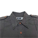 (designers) 2000'S～ FINESSE X GOOD ENOUGH MILITARY SHIRT WITH EPAULET