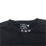 (t-shirt) 1999 A&G LOGO EMBROIDERED T-SHIRT WITH POCKET