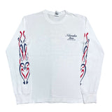 (vintage) 1990'S～ MADE IN USA NEBRASKA MOTORCYCLE ALL OVER PRINT LONG SLEEVE T-SHIRT