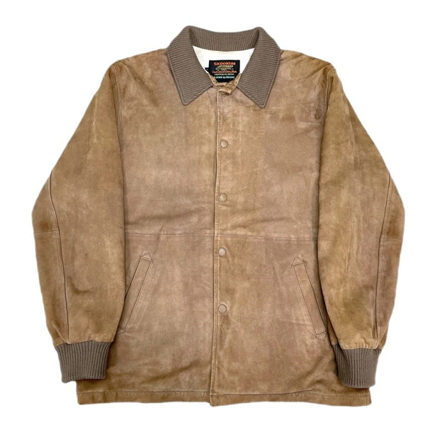 (VINTAGE) SKOOKUM X B:MING NUBUCK LEATHER COACH JACKET