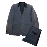 (DESIGNERS) 2012 MADE IN JAPAN UNDERCOVERISM FADED SILK PANELED DESIGN SET UP SUIT