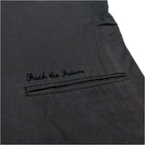 (DESIGNERS) 2012 MADE IN JAPAN UNDERCOVERISM FADED SILK PANELED DESIGN SET UP SUIT