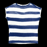 (DESIGNERS) 1980'S～ ISSEY MIYAKE MEN BRUSH TAG PAINTED STRIPE PATTERN SLEEVELESS SHIRT