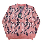 (DESIGNERS) NEW MADE IN JAPAN Needles PAISLEY PATTERN TOTAL PATTERN MOHAIR KNIT CARDIGAN