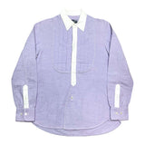 (designers) 2000'S～ MADE IN JAPAN NUMBER NINE FRONT PLEATED DRESS SHIRT WITH GUSSET