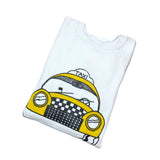 (vintage) DEAD STOCK NEW 1990'S～ MADE IN USA TAXI ILLUSTRATION PRINT SWEAT SHIRT