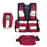 (vintage) 1990'S～ LESTRA SPORT MESH HUNTING VEST WITH FANNY PACK