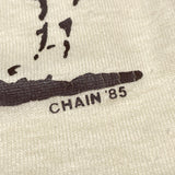 (t-shirt) DEAD STOCK NEW 1985 MADE IN USA LEOPARD PRINT T-SHIRT