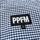 (designers) PPFM ENGLISH PRINTED CHECKERED SHIRT