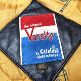(VINTAGE) 1980'S～ MADE IN KOREA CATALINA CUP SHOULDER LEATHER JACKET