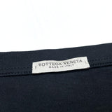 (DESIGNERS) MADE IN ITALY BOTTEGA VENETA LINED DESIGN BOAT NECK SHORT SLEEVE SHIRT