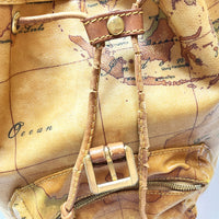 (OTHER) 1990'S～ MADE IN ITALY PRIMACLASSE WORLD MAP PATTERN BACKPACK
