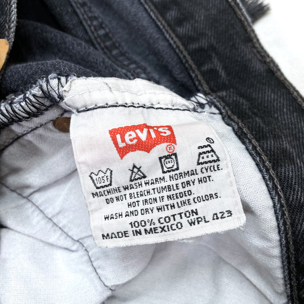 DESIGNERS) OLD PARK Levi's 501 REMAKE BLACK DENIM PANTS – Linco